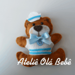 Lembrancinha de Maternidade - Urso Marinheiro